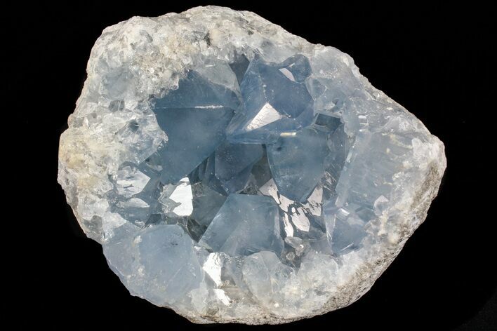 Sky Blue Celestine (Celestite) Crystal Geode - Madagascar #74695